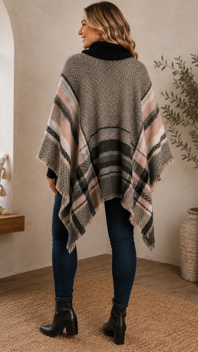 CC Multi Color Poncho