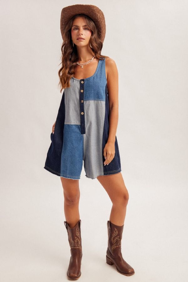 HT Denim Romper