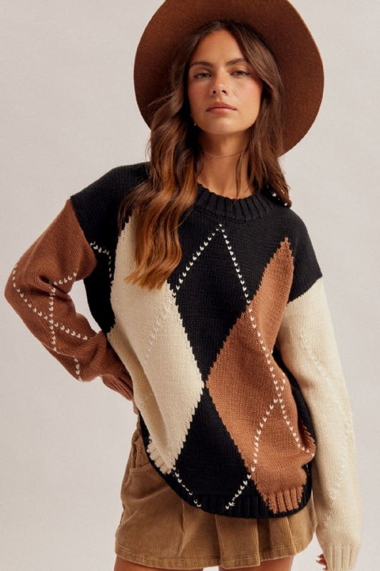 HT Argyle Sweater