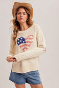 HT Flag Printed Sweater