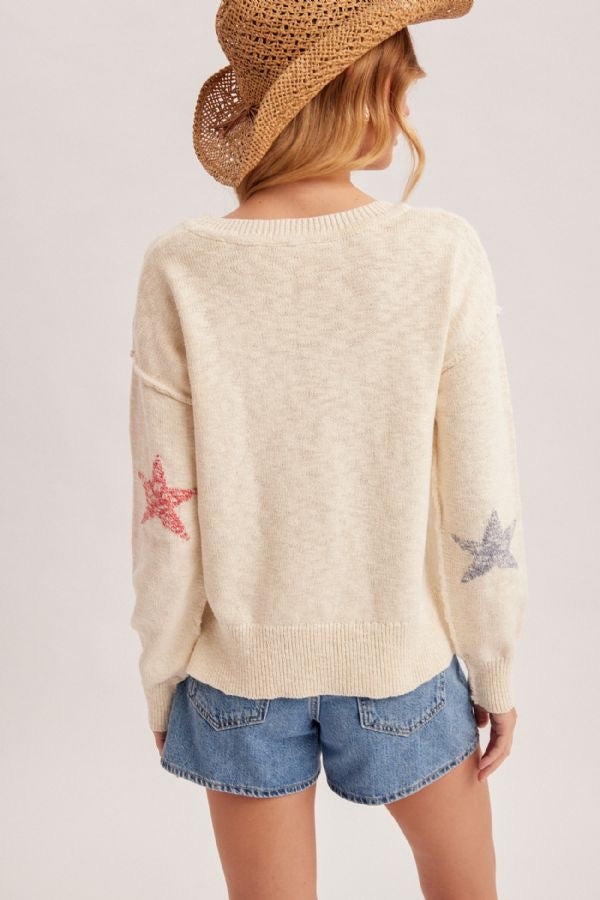 HT Flag Printed Sweater