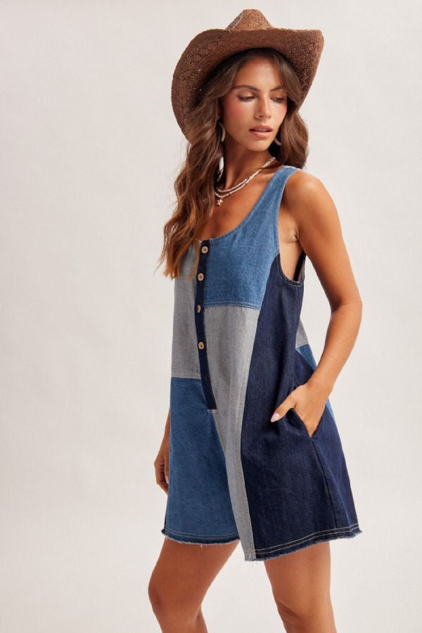 HT Denim Romper
