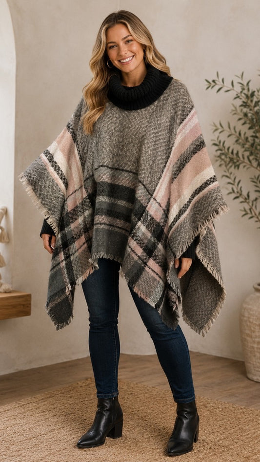 CC Multi Color Poncho