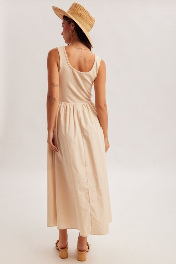 HT Laser Embro Midi Dress