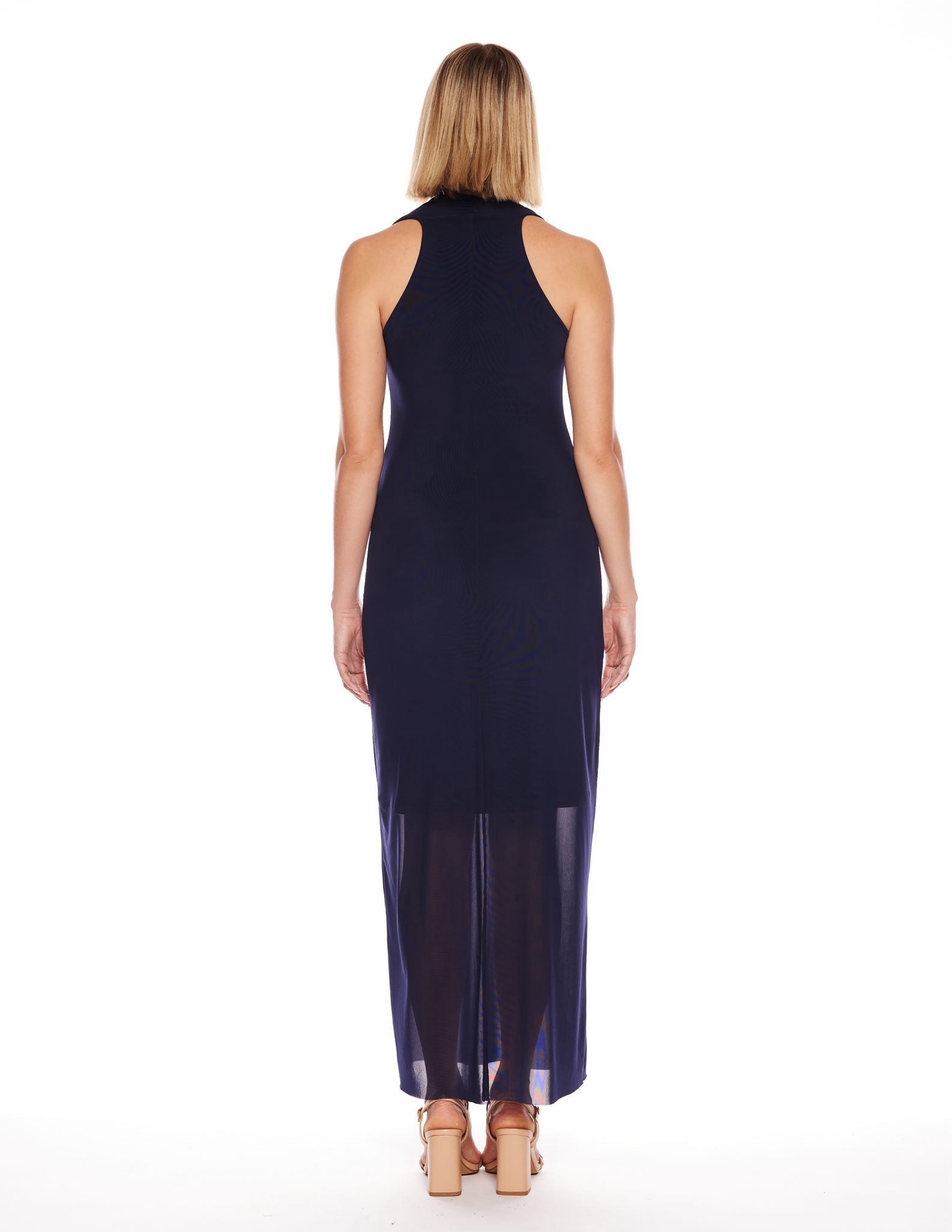 DV Vodka Navy Mesh Dress