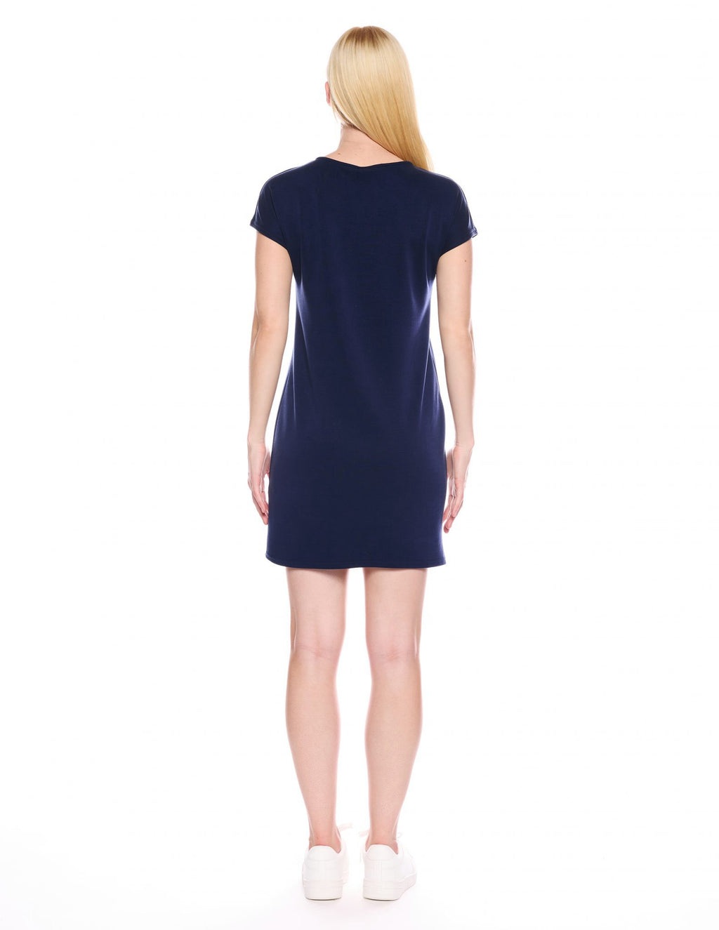 DV Response Navy B Cupro Dress