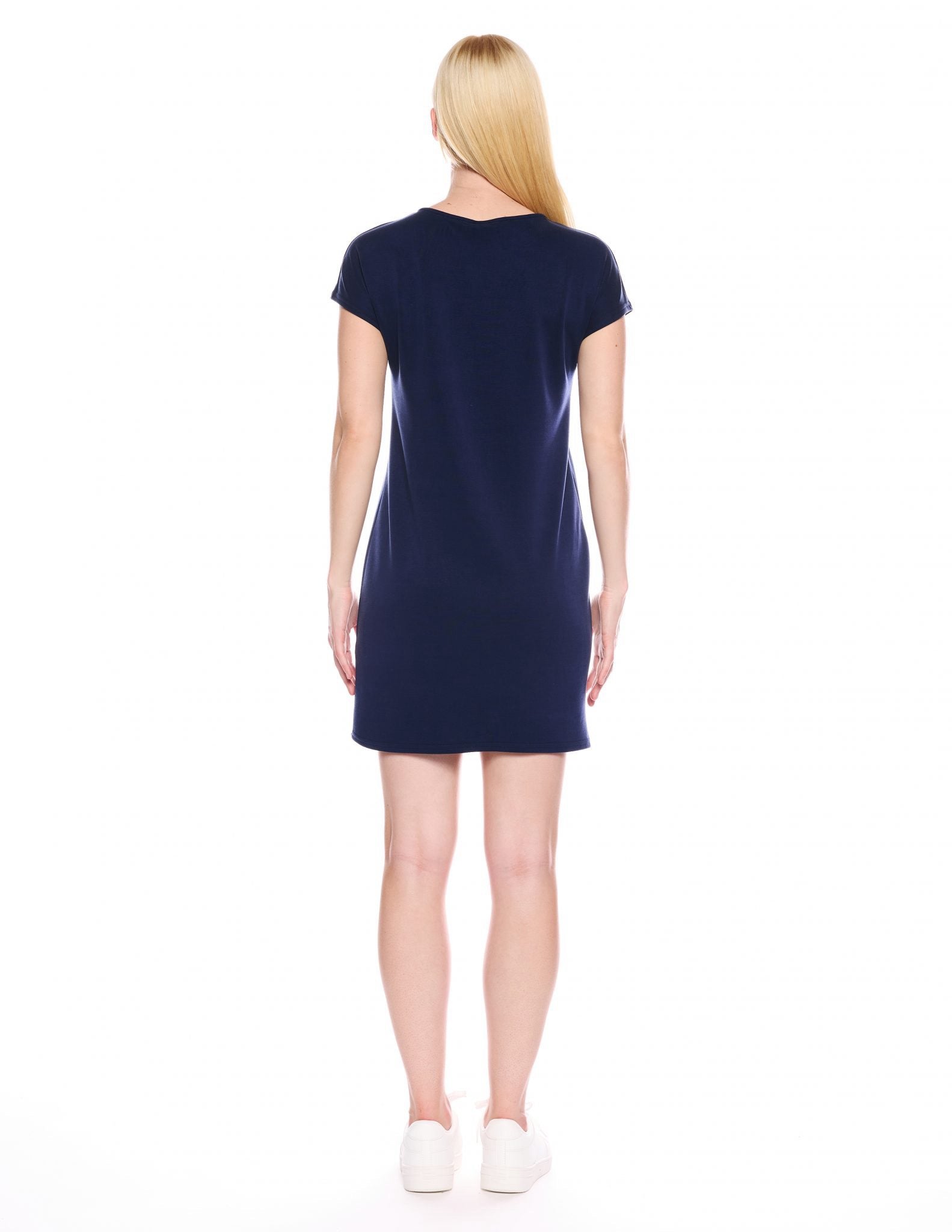 DV Response Navy B Cupro Dress