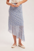 HT Asym Daisy Mesh Skirt