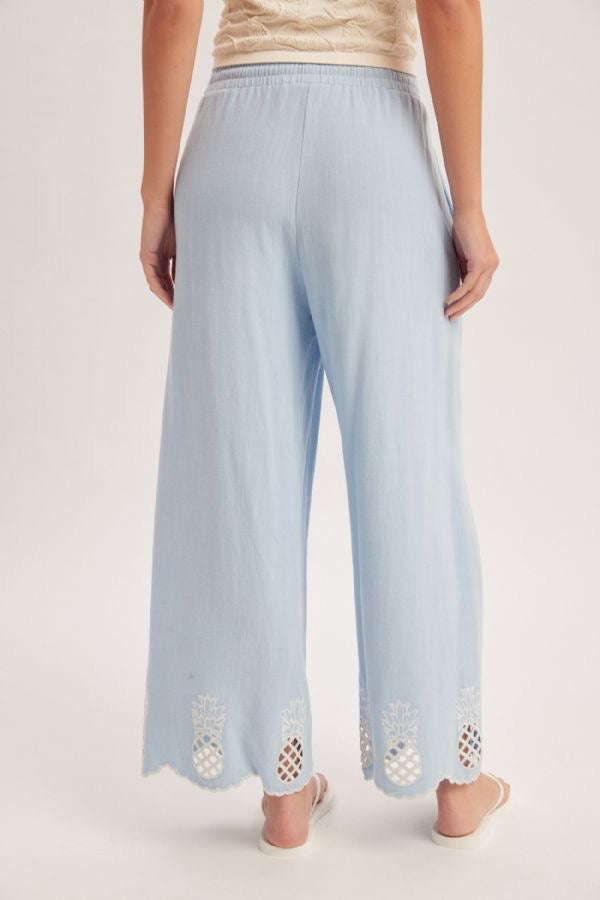 HT Pineapple Embro Pant