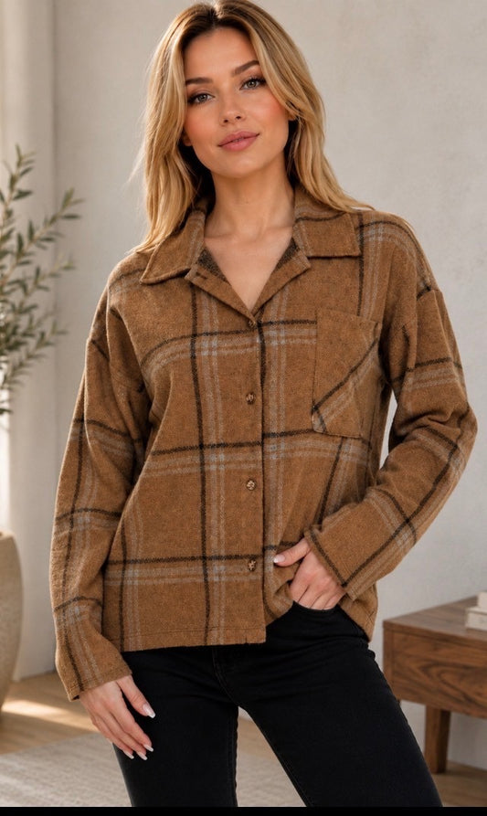 CC Plaid Jacket