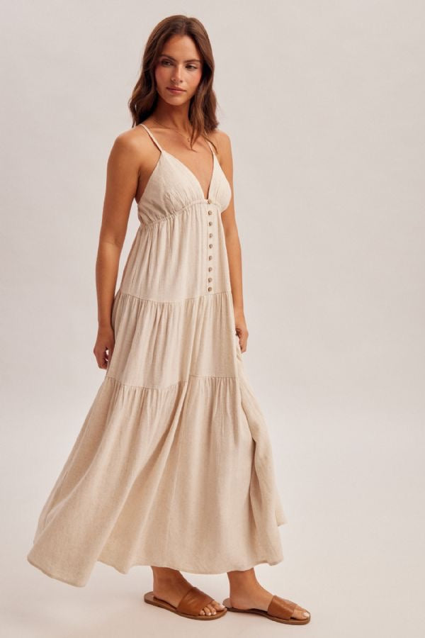 HT VN Tiered Maxi Dress