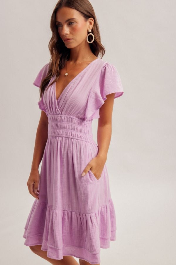 HT Gauze Smocked Dress