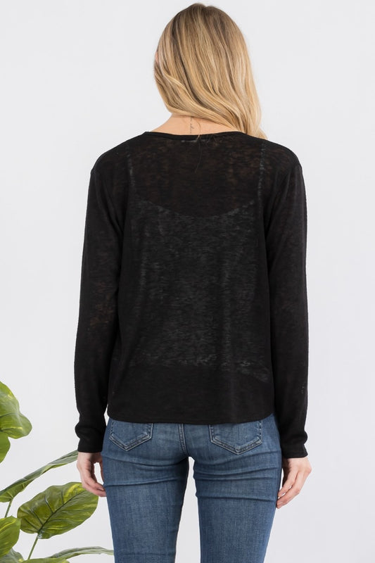 CC Solid Cardigan